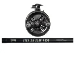 Alvey C65S Rod And Stealth Sidecast Reel Combo