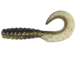 Berkley Powerbait 2.5 Inch Grub Soft Plastic Lure 14 Berkley Powerbait 2.5 Inch Grub Soft Plastic Lure -Tackle Storage Shop Berkley Powerbait Grub Soft Plastic Black Gold Glitter