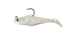 Berkley Powerbait Rigged Swim Shad 6 Inch Soft Plastic Lure -Tackle Storage Shop Berkley Powerbait Rigged Swim Shad Soft Plastic Pearl Red Eye