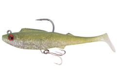 Berkley Shimma Pro Rig Soft Plastic Swimbait Lure -Tackle Storage Shop Berkley Shimma Pro Rig Soft Plastic Swimbait Olive Glitter