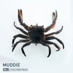 Chasebaits Crusty Crab 50mm Soft Plastic Lure -Tackle Storage Shop Chasebaits Crusty Crab 50mm Soft Plastic Lure Muddie