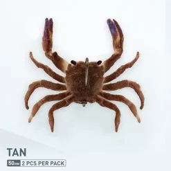 Chasebaits Crusty Crab 50mm Soft Plastic Lure -Tackle Storage Shop Chasebaits Crusty Crab 50mm Soft Plastic Lure Tan