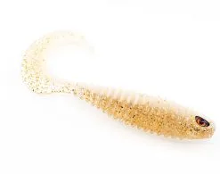 Chasebaits Curly Bait V2 Soft Plastic Lure 30 Chasebaits Curly Bait V2 Soft Plastic Lure -Tackle Storage Shop Chasebaits Curly Bait V2 Soft Plastic Lure Milk Flash