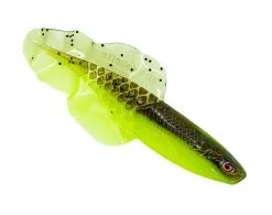 Chasebaits Flacid Shad 4.25 Inch Soft Plastic Lure -Tackle Storage Shop Chasebaits Flacid Shad 4.25 Inch Soft Plastic Lime Tiger