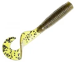 Zman Grubz 3.5 Inch Soft Plastic Fishing Lure -Tackle Storage Shop GreenPumpkin GrubZ35