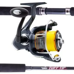 Jarvis Walker Applause Tufftip Boat Spin Combo Spooled With Braid - 6FT6 8000