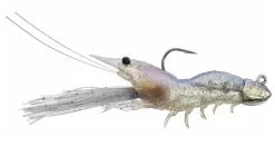 Live Target Fleeing Shrimp 3.5 Inch Soft Plastic Lure 8 Live Target Fleeing Shrimp 3.5 Inch Soft Plastic Lure -Tackle Storage Shop Live Target Fleeing Shrimp Soft Plastic White