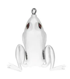 Lunkerhunt Lunker Pocket Frog Lure Quarter Ounce -Tackle Storage Shop LunkerhuntLunkerPocketFrogLure 05Pearl