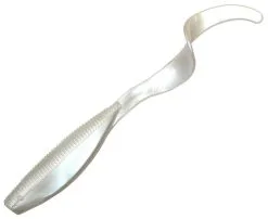 Zman Streakz Curly TailZ 5 Inch Soft Plastic Lure -Tackle Storage Shop Pearl CurlyTailz 5IN
