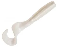 Zman Grubz 3.5 Inch Soft Plastic Fishing Lure -Tackle Storage Shop Pearl GrubZ35