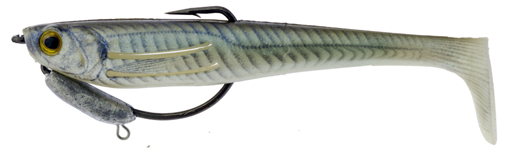 Zerek Flat Shad PRO 3.5 Inch Weedless Rigged Soft Plastic Lure - Image 21