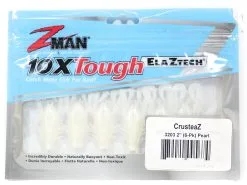 Zman Crusteaz 2 Inch Soft Plastic Creature Lure Pearl - Mega Clearance
