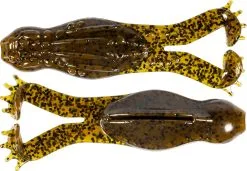 Zman Goat Toadz Frog Soft Plastic Lure - 4 Inch -Tackle Storage Shop Zman Goat Toadz Frog Soft Plastic Green Pumpkin