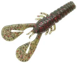 Tackle Tactics Zman Turbo Crawz 4 Inch Soft Plastic Lure -Tackle Storage Shop Zman Turbo Crawz 4 Inch Soft Plastic Dark Melon Red
