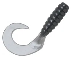 Zman Grubz 2.5 Inch Grubs Soft Plastic Fishing Lure 39 Zman Grubz 2.5 Inch Grubs Soft Plastic Fishing Lure -Tackle Storage Shop black zmangrubz 1