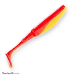 Zman 5 Inch Scented Paddlerz Soft Plastic Lure -Tackle Storage Shop bleeding banana paddlerz 1