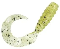 Zman Grubz 2.5 Inch Grubs Soft Plastic Fishing Lure 34 Zman Grubz 2.5 Inch Grubs Soft Plastic Fishing Lure -Tackle Storage Shop chartreusesparkle zmangrubz 2 1