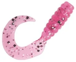 Zman Grubz 2.5 Inch Grubs Soft Plastic Fishing Lure 35 Zman Grubz 2.5 Inch Grubs Soft Plastic Fishing Lure -Tackle Storage Shop electricpink zmangrubz 1
