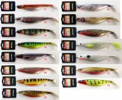 Entice Gotcha Shad 170mm Soft Plastic Fishing Lure 14 Entice Gotcha Shad 170mm Soft Plastic Fishing Lure -Tackle Storage Shop gocha colours 1 1 2