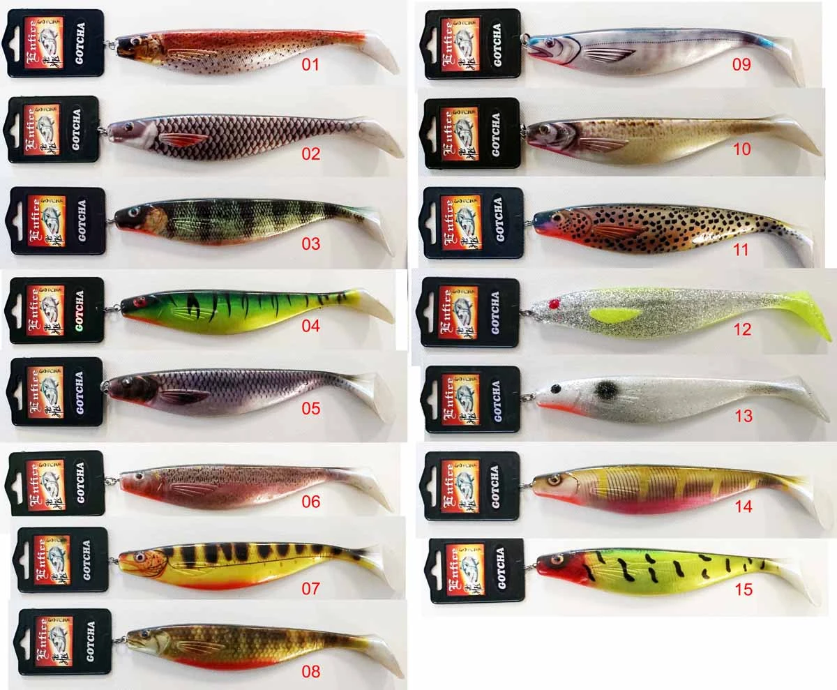 Entice Gotcha Shad 170mm Soft Plastic Fishing Lure 8 Entice Gotcha Shad 170mm Soft Plastic Fishing Lure - Image 8