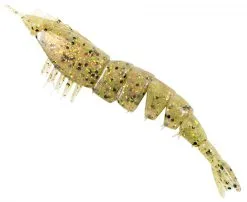 Zman EZ Shrimpz 3.5 Inch Un-Rigged Soft Plastic Lure -Tackle Storage Shop greasy prawn un rigged 1