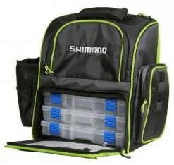 Shimano Tackle Backpack With 3 Boxes
