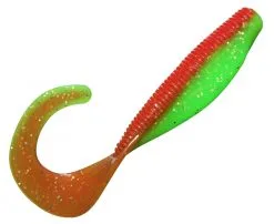 Zman StreakZ Curly TailZ 4 Inch Soft Plastic Lure -Tackle Storage Shop nukedchickenglow 1