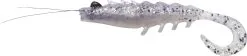 Squidgies Squidgy Pro Prawn Wriggler Tail 65mm Soft Plastic Lure -Tackle Storage Shop wriggler prawn white lightning 1